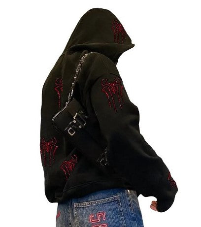 Spider y2k Zip