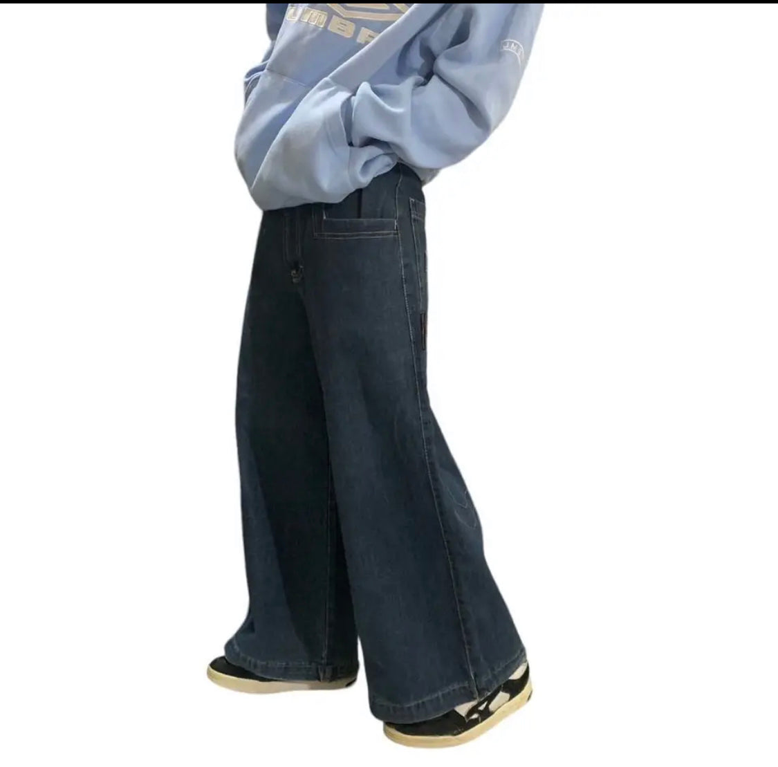 RETRO Y2K PANTS BLACK BOYS