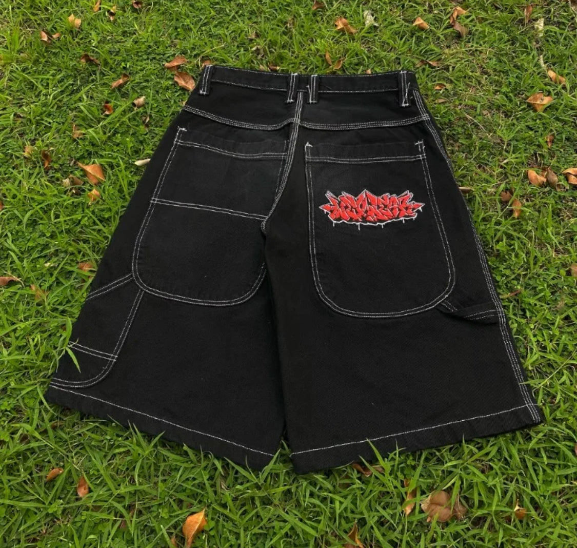 GRAFFITI Y2K RETRO JORTS