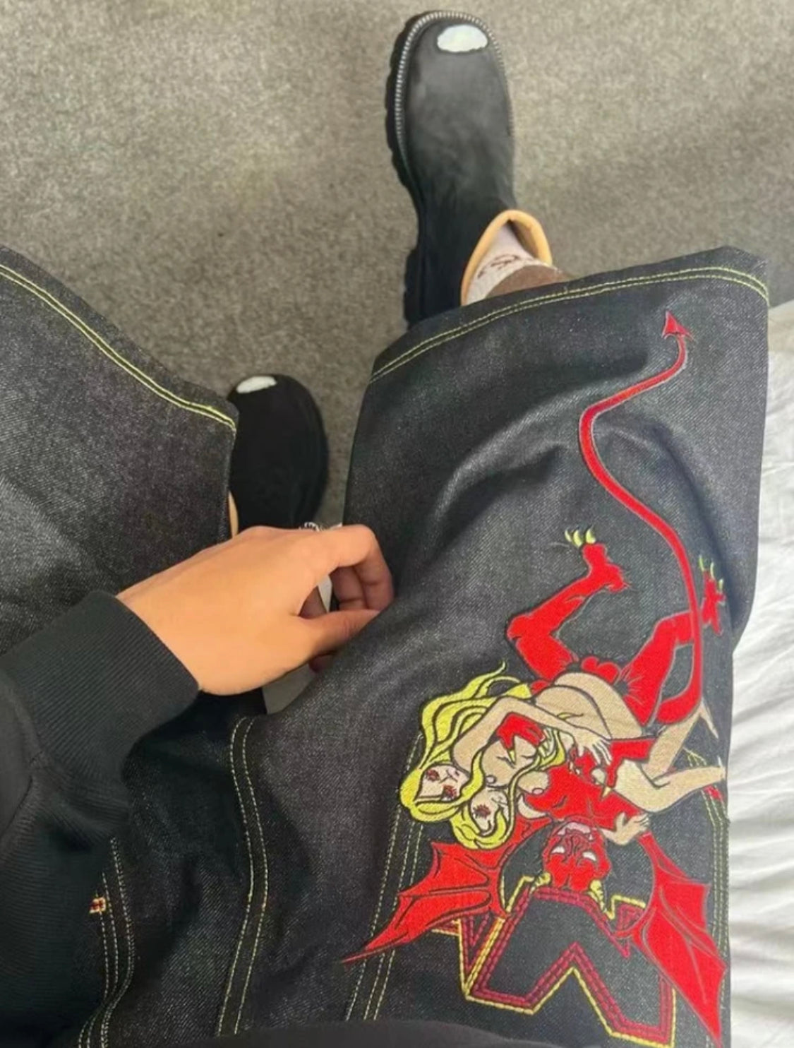 EVIL RETRO Y2K JORTS