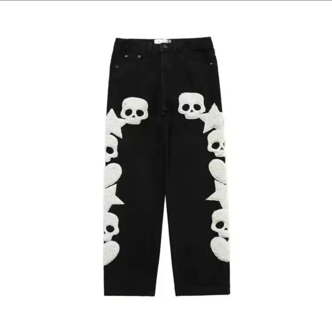 Y2K SKELETON PANTS