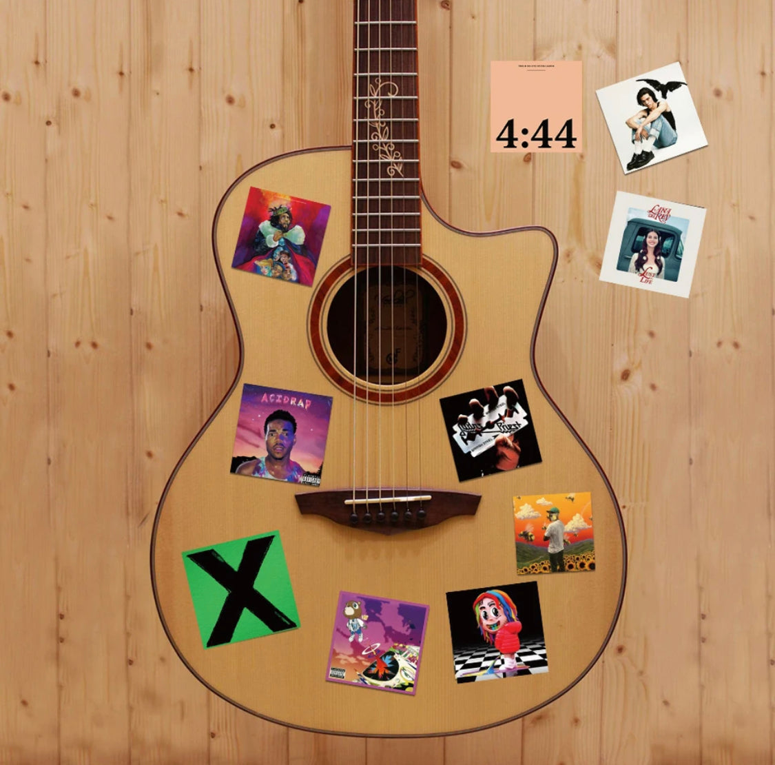 RANDOM ALBUM COVER ADHESIVE SQUATE
