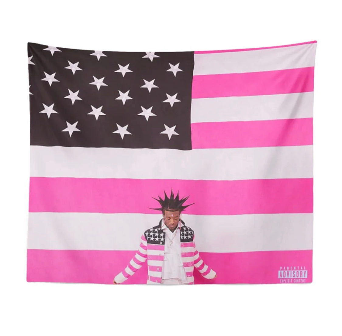LIL UZI VERT PINK TAPE WALL TAPESTRY