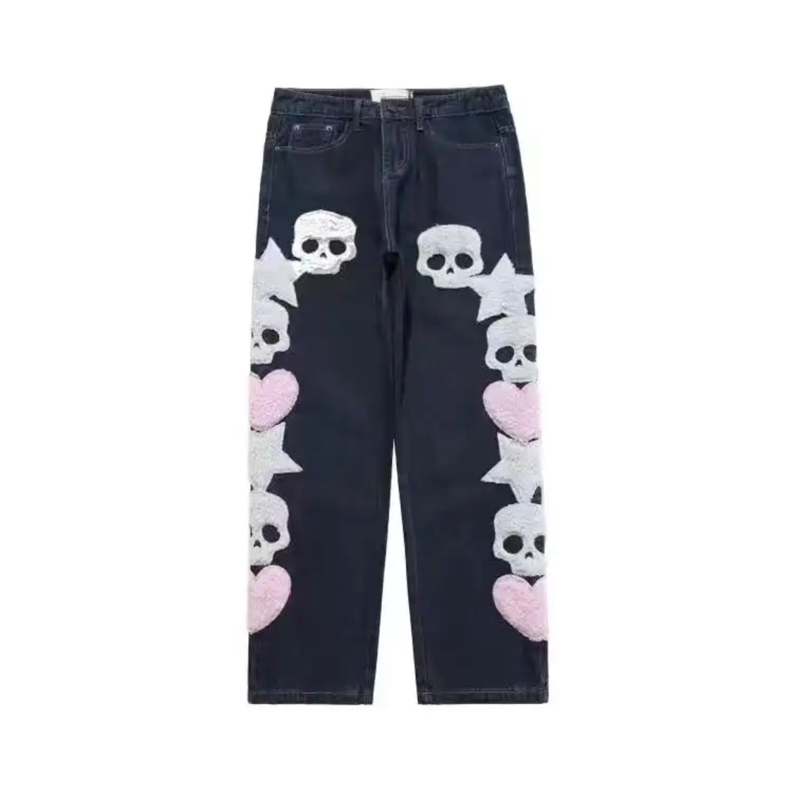 Y2K SKELETON PANTS