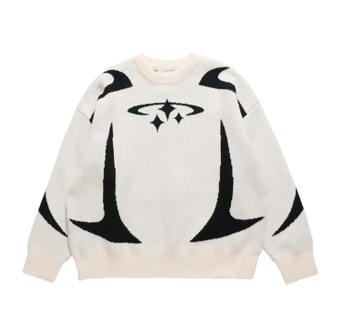 Y2k Star Graphic Sweater
