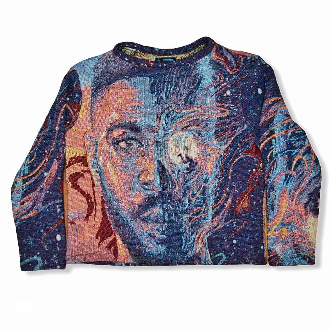 Kid Cudi Man on the Moon III Cover LONG SLEEVE TAPESTRY CREWNECK