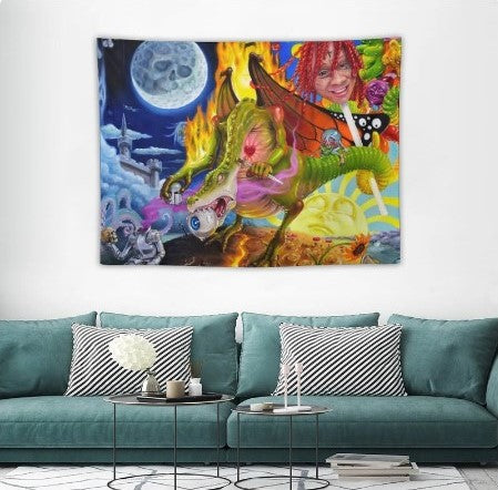 Trippie Red Cover Wall Tapestry