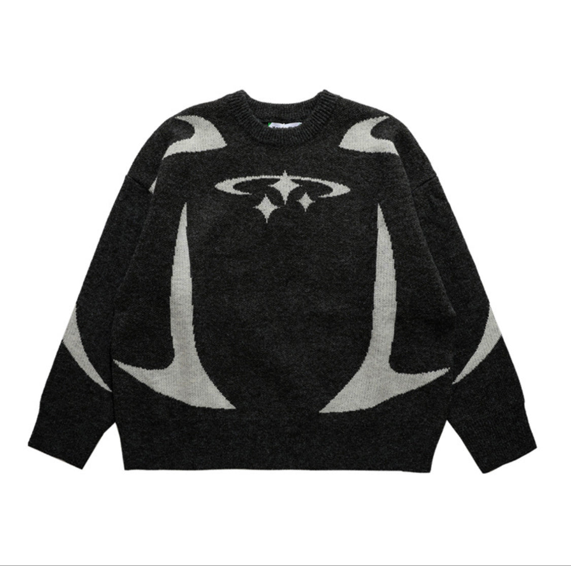 Y2k Star Graphic Sweater